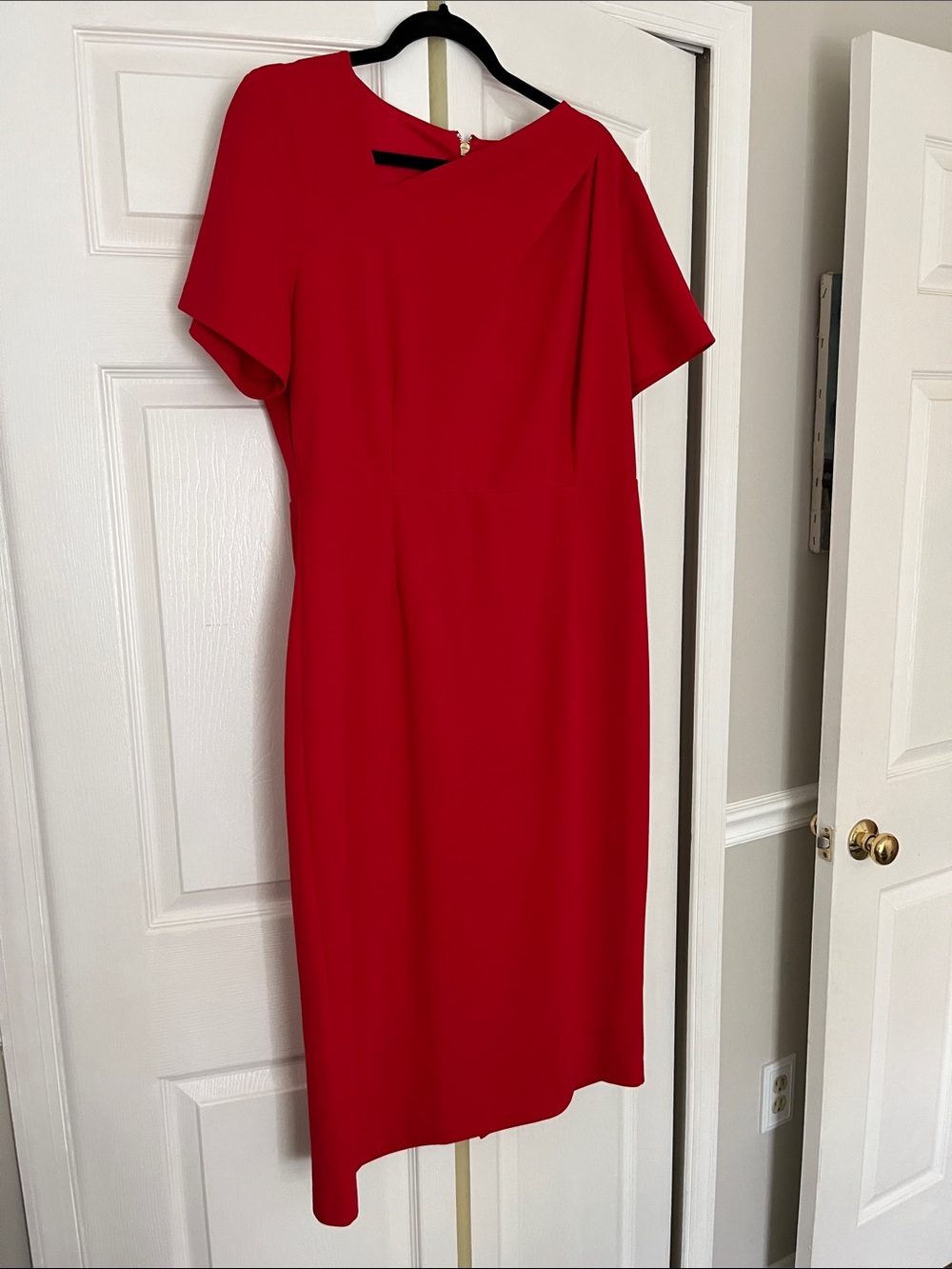 Alexia Admor Red Midi Sheath Dress